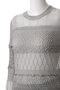 Sheer Smocked Knit Pullover/シアースモッキングニット メゾンスペシャル/MAISON SPECIAL