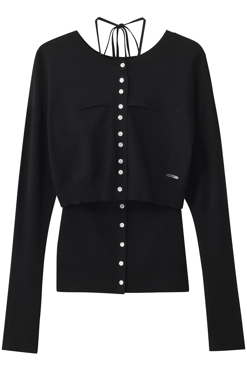 カーディガン カシミヤブレンドビスチェセットカーディガン レディース MAISON SPECIAL(メゾンスペシャル)｜Cashmere Blend Multiway