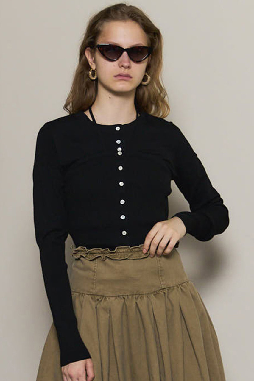 カーディガン カシミヤブレンドビスチェセットカーディガン レディース MAISON SPECIAL(メゾンスペシャル)｜Cashmere Blend Multiway