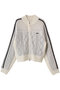 Openwork Knit Track Jacket/透かし編みニットトラックジャケット メゾンスペシャル/MAISON SPECIAL WHT(ホワイト)