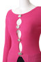 Button Slit 2way  Knit Tops/ボタンスリット2WAYニット メゾンスペシャル/MAISON SPECIAL
