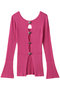 Button Slit 2way  Knit Tops/ボタンスリット2WAYニット メゾンスペシャル/MAISON SPECIAL PNK(ピンク)