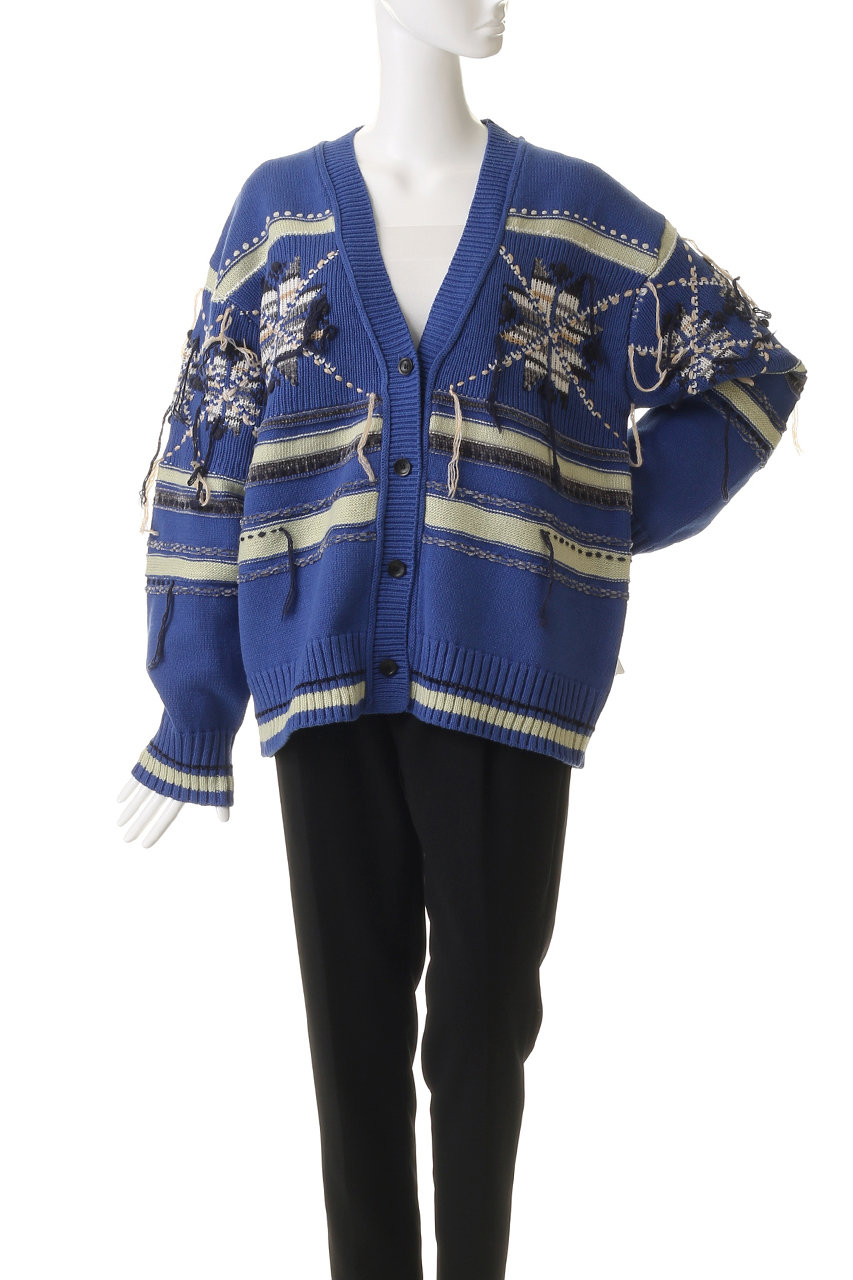 MAISON SPECIAL(メゾンスペシャル)｜Argyle Motif Hand Stitch Knit