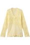 V-neck Low Gauge Pullover Knit/Vネックローゲージプルオーバーニット メゾンスペシャル/MAISON SPECIAL L.YEL(ライトイエロー)