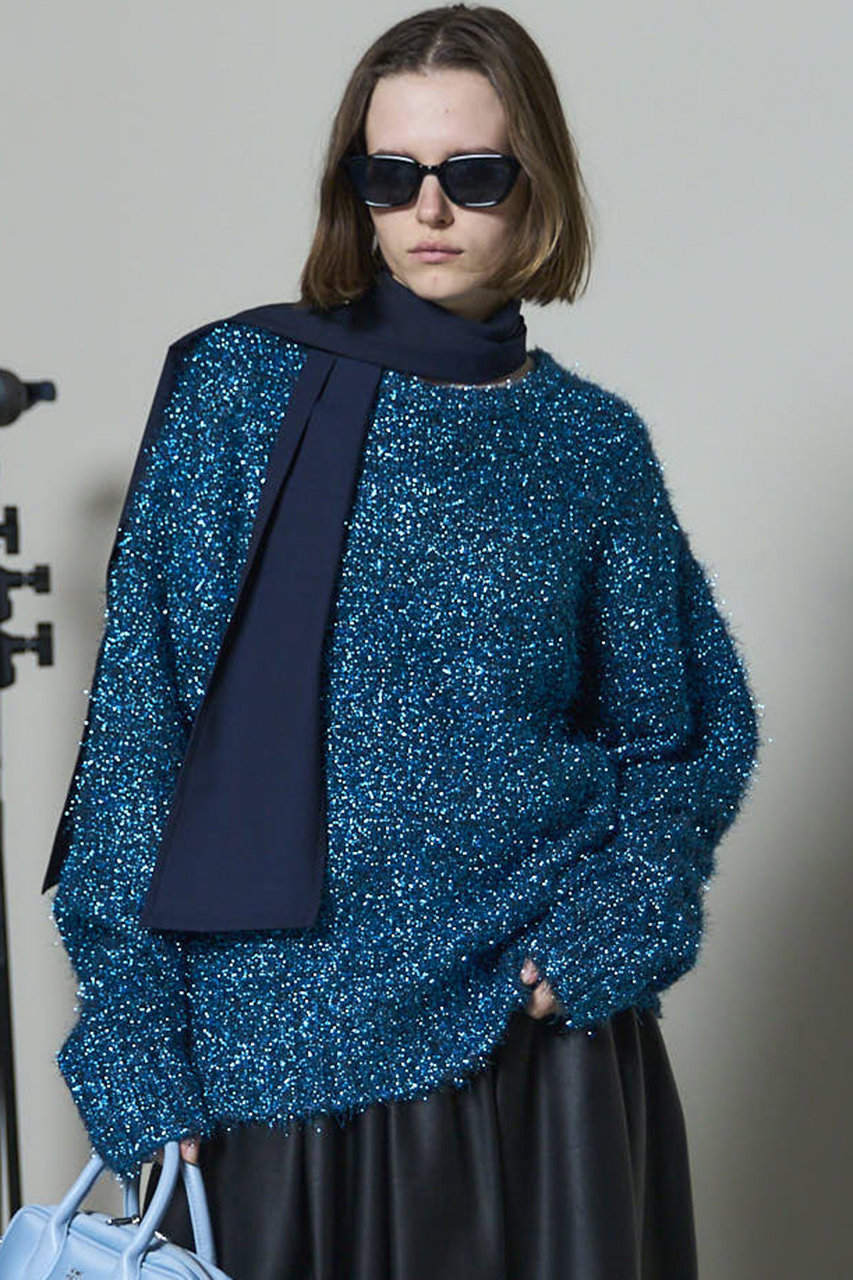 MAISON SPECIAL(メゾンスペシャル)｜Sparkling Knit Pullover/キラキラ