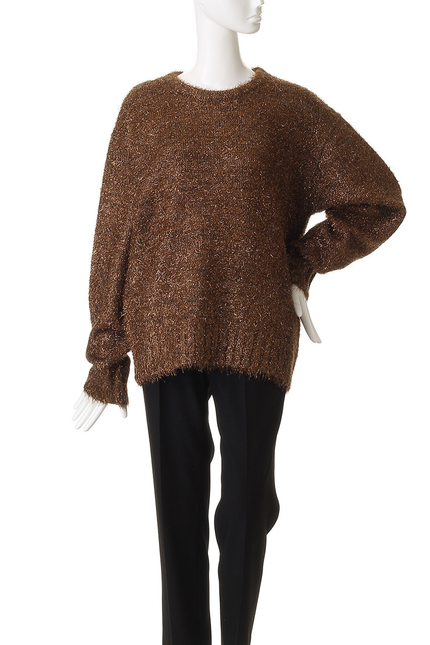 MAISON SPECIAL メゾンスペシャル 23AW glitter knit pullover グリッタープルオーバーニットセーター 21232365501 ピンク F MAISON SPECIAL（メゾンスペシャル） ニット セーター Sparkling Knit