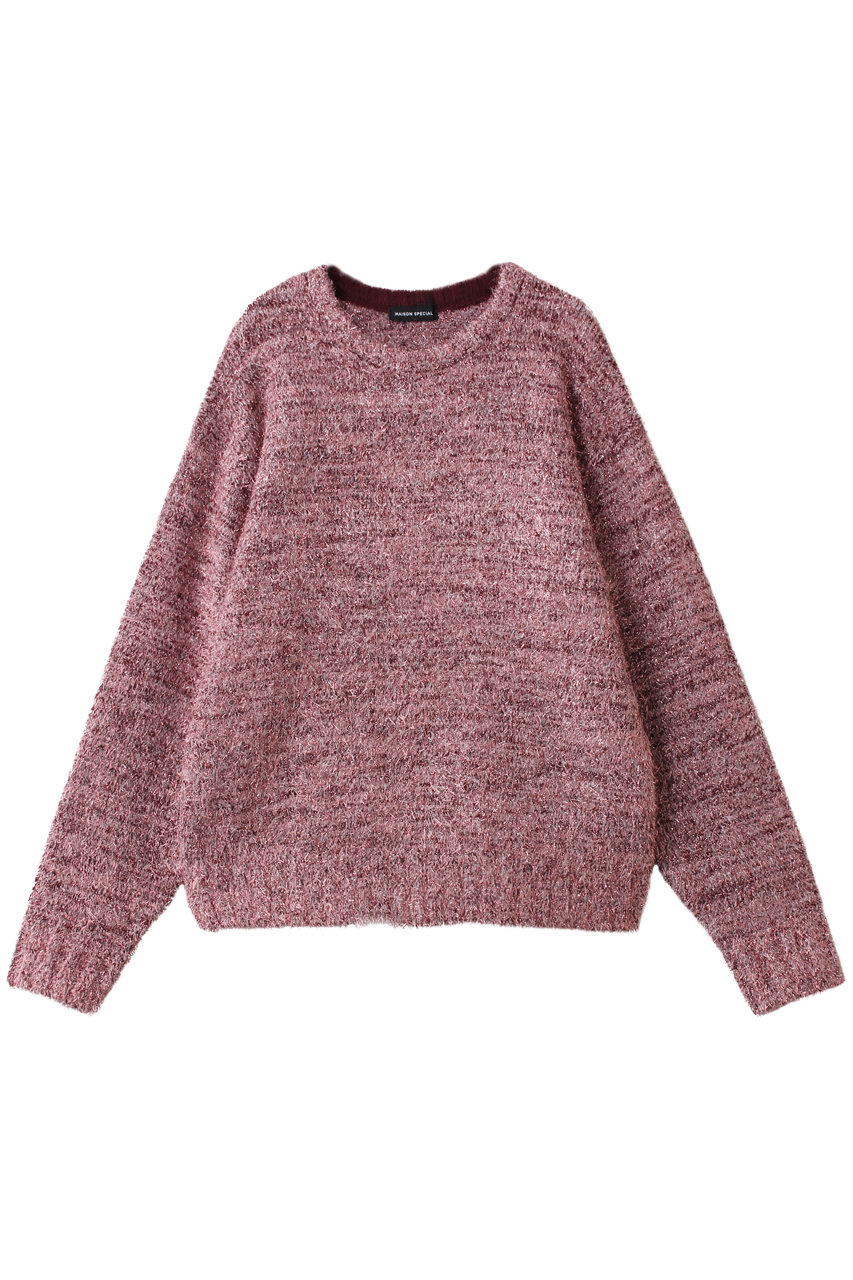 メゾンスペシャル/MAISON SPECIALのSparkling Knit Pullover/キラキラニットプルオーバー(PNK(ピンク)/21252365703)