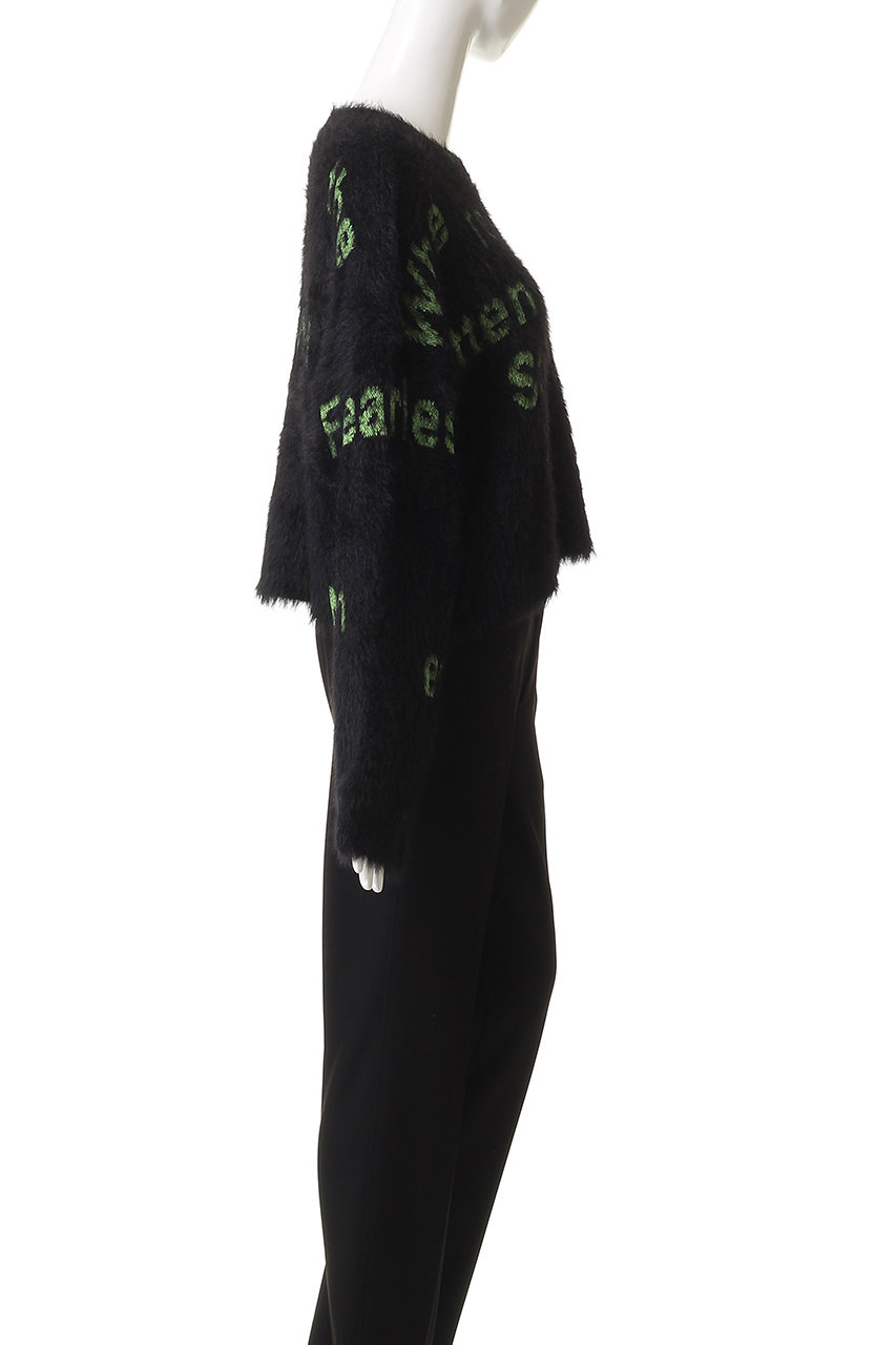 MAISON SPECIAL(メゾンスペシャル)｜Shaggy Logo Knit Tops/シャギー