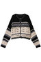Hand-knitted Cardigan/ハンドカーディガン メゾンスペシャル/MAISON SPECIAL BLK(ブラック)