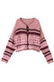 Hand-knitted Cardigan/ハンドカーディガン メゾンスペシャル/MAISON SPECIAL PNK(ピンク)