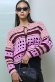Hand-knitted Cardigan/ハンドカーディガン