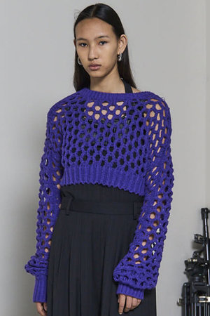 メゾンスペシャル/MAISON SPECIALの2way Mesh Knitted Bolero/2WAYメッシュニットボレロ(110300/110301)