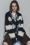 Scarf Combination Striped Cardigan/マフラーコンビボーダーカーディガン メゾンスペシャル/MAISON SPECIAL