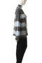 Scarf Combination Striped Cardigan/マフラーコンビボーダーカーディガン メゾンスペシャル/MAISON SPECIAL