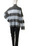 Scarf Combination Striped Cardigan/マフラーコンビボーダーカーディガン メゾンスペシャル/MAISON SPECIAL