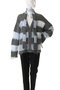 Scarf Combination Striped Cardigan/マフラーコンビボーダーカーディガン メゾンスペシャル/MAISON SPECIAL