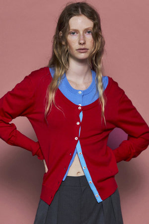 メゾンスペシャル/MAISON SPECIALのMultiway Cardigan Set Knit Tops/マルチウェイカーディガンセットニットトップス(110300/110301)