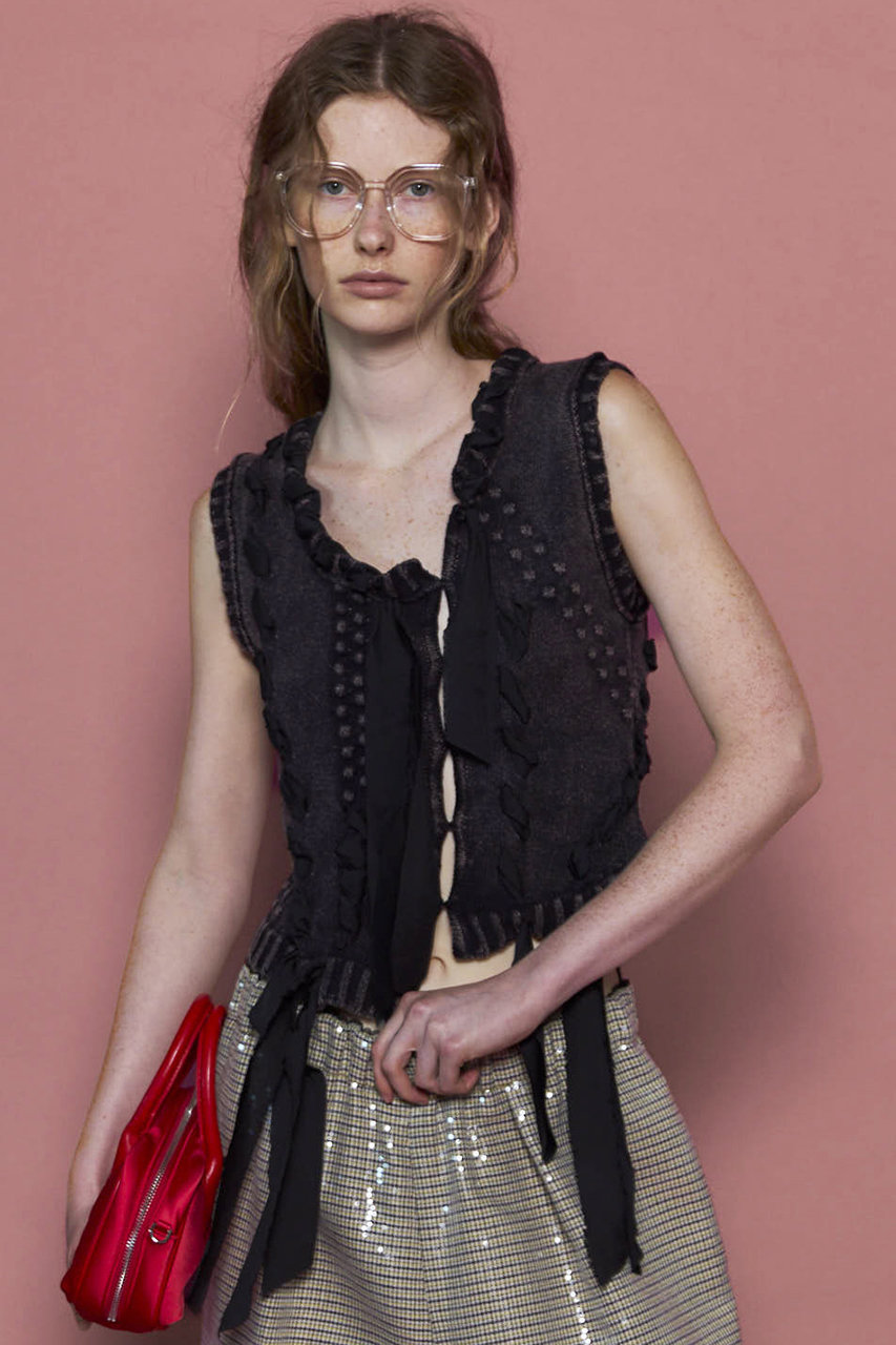 maison special メゾンスペシャル　リボンベスト MAISON SPECIAL（メゾンスペシャル）の「So Many Ribbons Vest