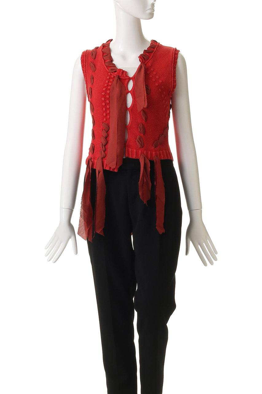 MAISON SPECIAL(メゾンスペシャル)｜Ribbon Stitch Knit Vest/リボン
