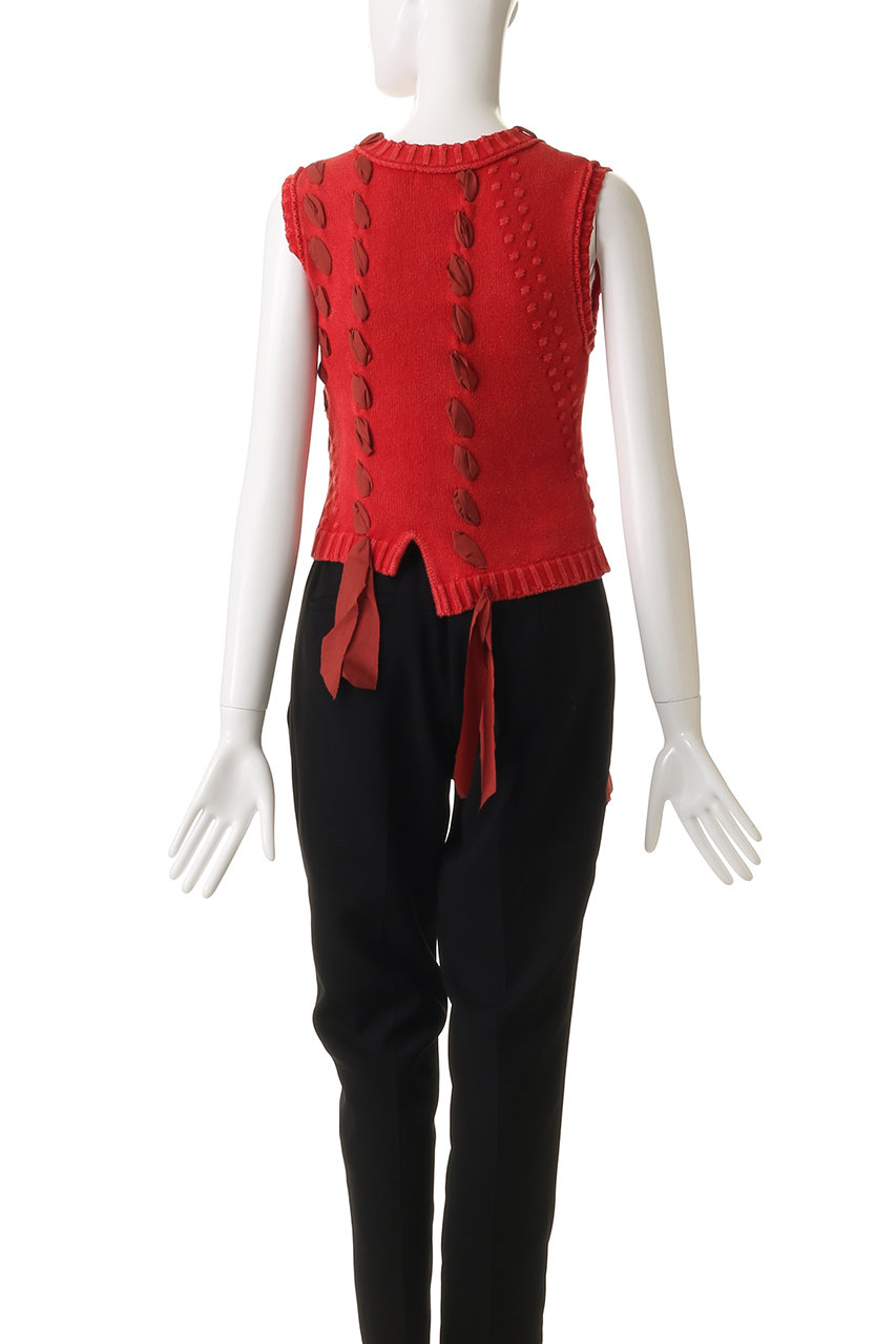 MAISON SPECIAL(メゾンスペシャル)｜Ribbon Stitch Knit Vest/リボン