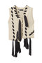 Ribbon Stitch Knit Vest/リボンステッチニットベスト メゾンスペシャル/MAISON SPECIAL WHT(ホワイト)