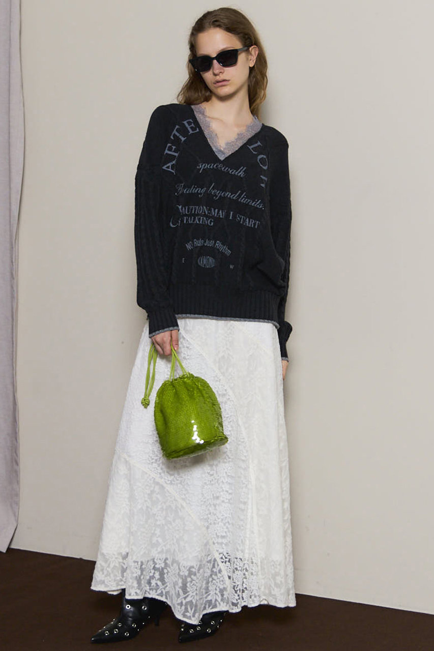 MAISON SPECIAL プリントニットトップス MAISON SPECIAL(メゾンスペシャル)｜Printed Knit Tops/プリントニット