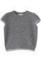 Cap Sleeve Knit Tops/キャップスリーブニットトップス メゾンスペシャル/MAISON SPECIAL GRY(グレー)