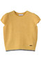 Cap Sleeve Knit Tops/キャップスリーブニットトップス メゾンスペシャル/MAISON SPECIAL YEL(イエロー)