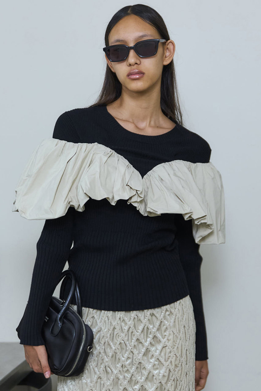 MAISON SPECIAL(メゾンスペシャル)｜Puff Sleeve Docking Tops/パフ