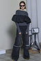 Puff Sleeve Docking Tops/パフドッキングトップス メゾンスペシャル/MAISON SPECIAL