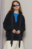 Slit Ribbon Hoodie/スリットリボンフーディ