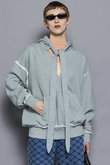 Slit Ribbon Hoodie/スリットリボンフーディ