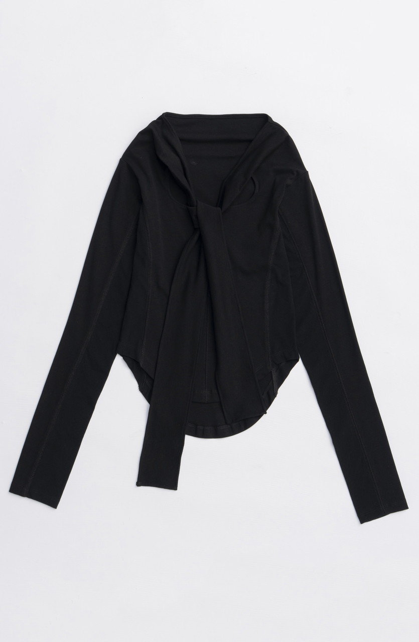 MAISON SPECIAL Ribbon Cutout Tops/リボンカットアウトトップス (BLK(ブラック), FREE) メゾンスペシャル ELLE SHOP MAISON SPECIAL Ribbon Cutout Tops/リボンカットアウトトップス (BLK(ブラック), FREE) メゾンスペシャル ELLE SHOP