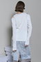 Shoulder Slit Ribbed Tops/ショルダースリットリブトップス メゾンスペシャル/MAISON SPECIAL