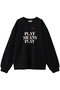 Silicon Print Sweatshirt/シリコンプリントスウェット メゾンスペシャル/MAISON SPECIAL BLK(ブラック)