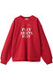 Silicon Print Sweatshirt/シリコンプリントスウェット メゾンスペシャル/MAISON SPECIAL RED(レッド)