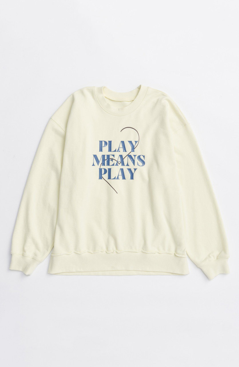 MAISON SPECIAL Silicon Print Sweatshirt/シリコンプリントスウェット (YEL(イエロー), FREE) メゾンスペシャル ELLE SHOP MAISON SPECIAL Silicon Print Sweatshirt/シリコンプリントスウェット (YEL(イエロー), FREE) メゾンスペシャル ELLE SHOP