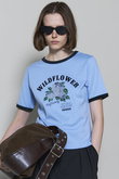 WILDFLOWER Ringer T-shirt/WILDFLOWERリンガーTシャツ