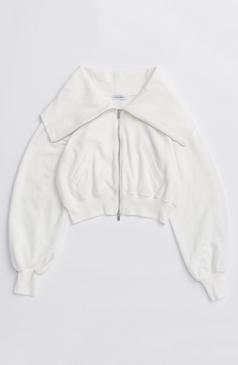 MAISON SPECIAL Big Collar Hoodie/ビッグカラーパーカー (WHT(ホワイト), FREE) メゾンスペシャル ELLE SHOP MAISON SPECIAL Big Collar Hoodie/ビッグカラーパーカー (WHT(ホワイト), FREE) メゾンスペシャル ELLE SHOP