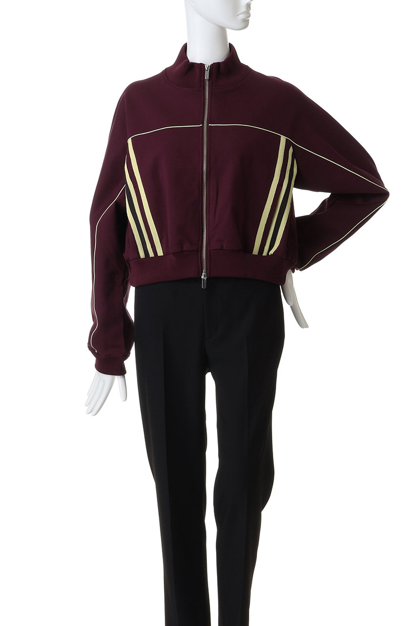 MAISON SPECIAL(メゾンスペシャル)｜Front Zip High Neck Jersey Tops