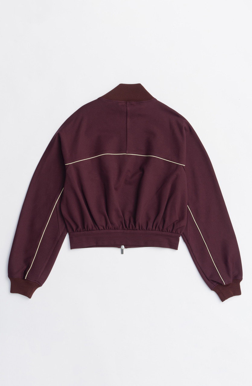 MAISON SPECIAL(メゾンスペシャル)｜Front Zip High Neck Jersey Tops