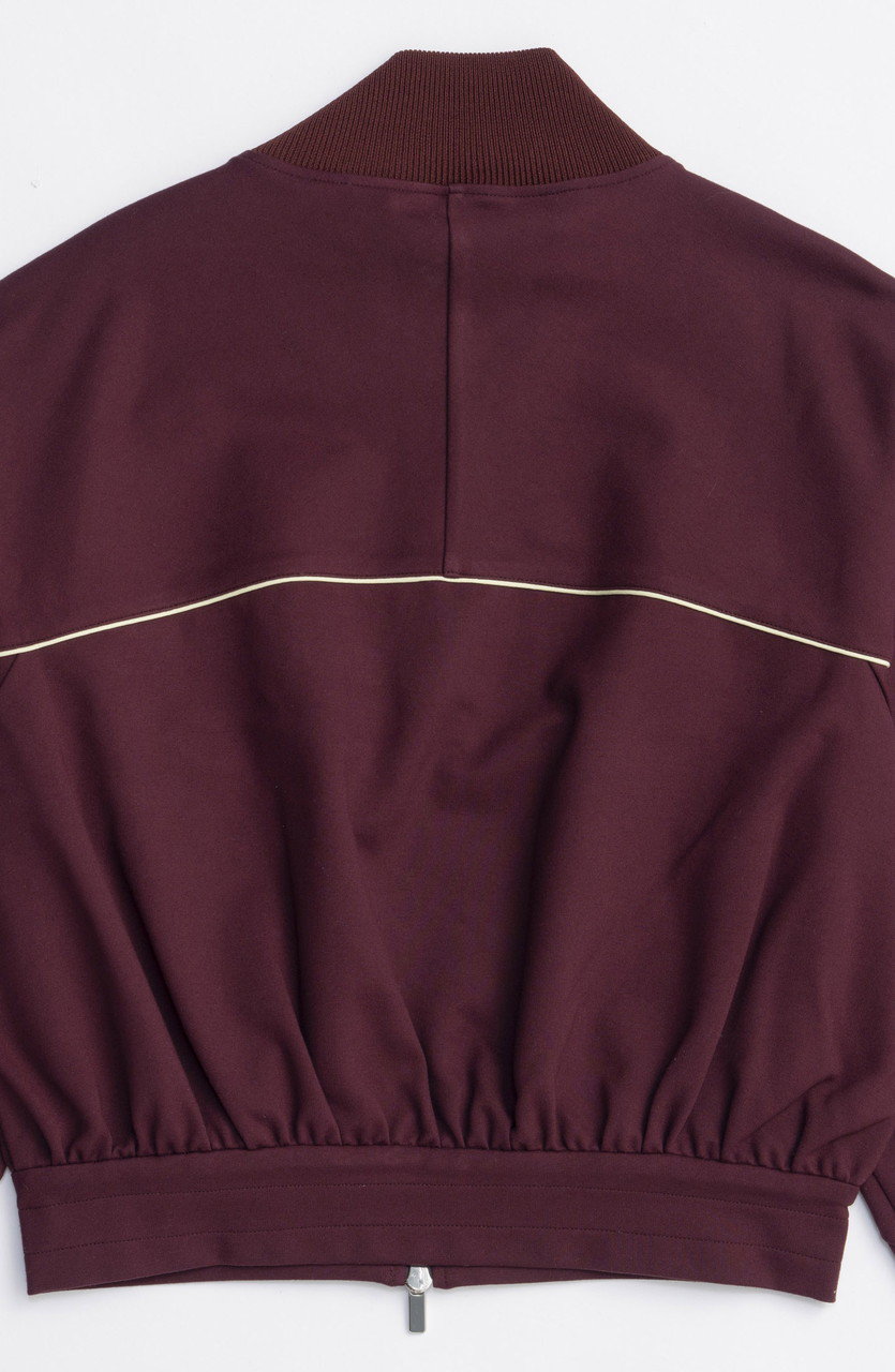 MAISON SPECIAL(メゾンスペシャル)｜Front Zip High Neck Jersey Tops