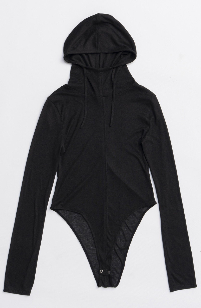 MAISON SPECIAL Hood Bodysuit/フードボディスーツ (BLK(ブラック), FREE) メゾンスペシャル ELLE SHOP MAISON SPECIAL Hood Bodysuit/フードボディスーツ (BLK(ブラック), FREE) メゾンスペシャル ELLE SHOP