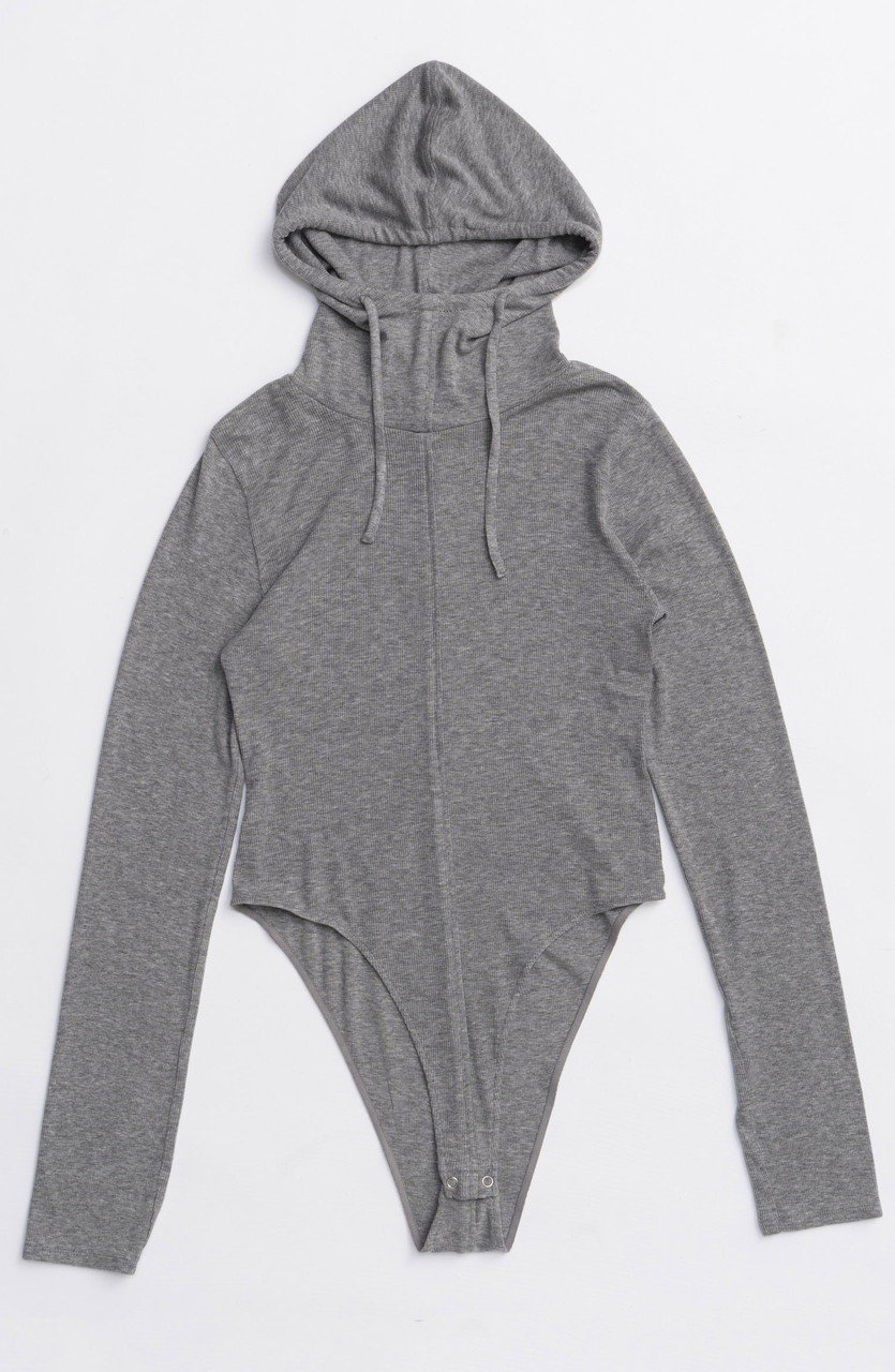 MAISON SPECIAL Hood Bodysuit/フードボディスーツ (GRY(グレー), FREE) メゾンスペシャル ELLE SHOP MAISON SPECIAL Hood Bodysuit/フードボディスーツ (GRY(グレー), FREE) メゾンスペシャル ELLE SHOP