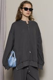 Multiway Zip Oversized Sweatshirt/マルチウェイジップオーバーサイズスウェット