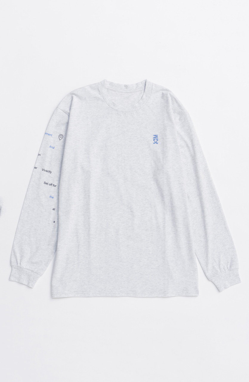 MAISON SPECIAL UNCHAINED Long Sleeve T-shirt/UNCHAINEDロンTEE (L.GRY(ライトグレー), FREE) メゾンスペシャル ELLE SHOP MAISON SPECIAL UNCHAINED Long Sleeve T-shirt/UNCHAINEDロンTEE (L.GRY(ライトグレー), FREE) メゾンスペシャル ELLE SHOP