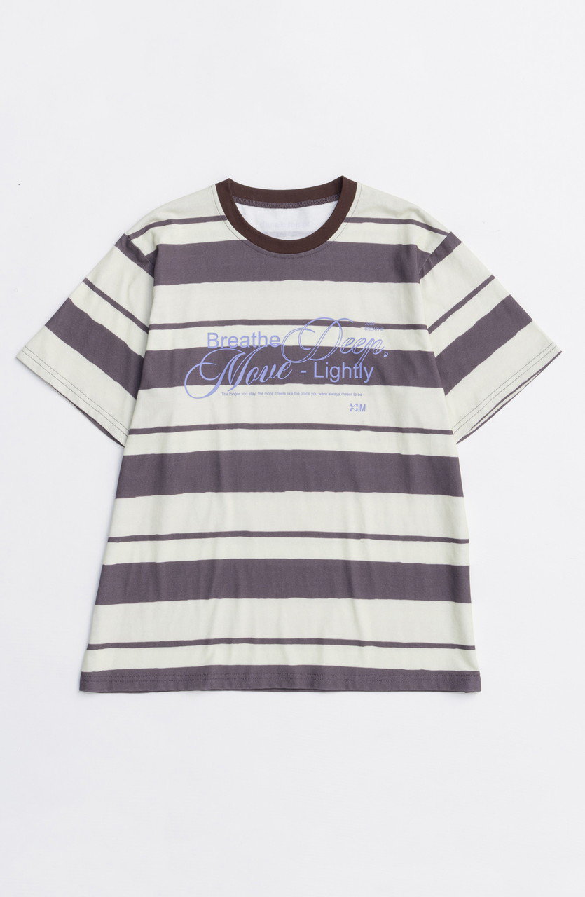 tシャツ 「25AW PRE-ORDER」Breathe Border T-shirt/BreatheボーダーTシャツ「MAISON SPECIAL/ 25AW PRE-ORDER】Breathe Border T-shirt/BreatheボーダーT