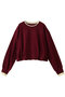 Balloon Short Sweatshirt/バルーンショートスウェット メゾンスペシャル/MAISON SPECIAL BRD(ボルドー)