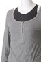 Layered Henley Neck Tops/レイヤードヘンリーネックトップス メゾンスペシャル/MAISON SPECIAL