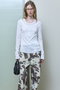 Layered Henley Neck Tops/レイヤードヘンリーネックトップス メゾンスペシャル/MAISON SPECIAL